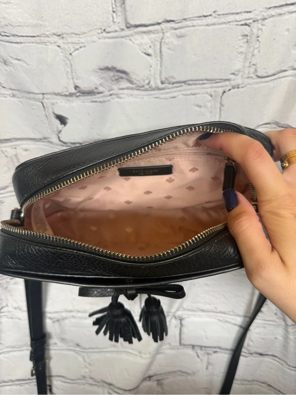 Kate Spade Black Hayes Camera Bag